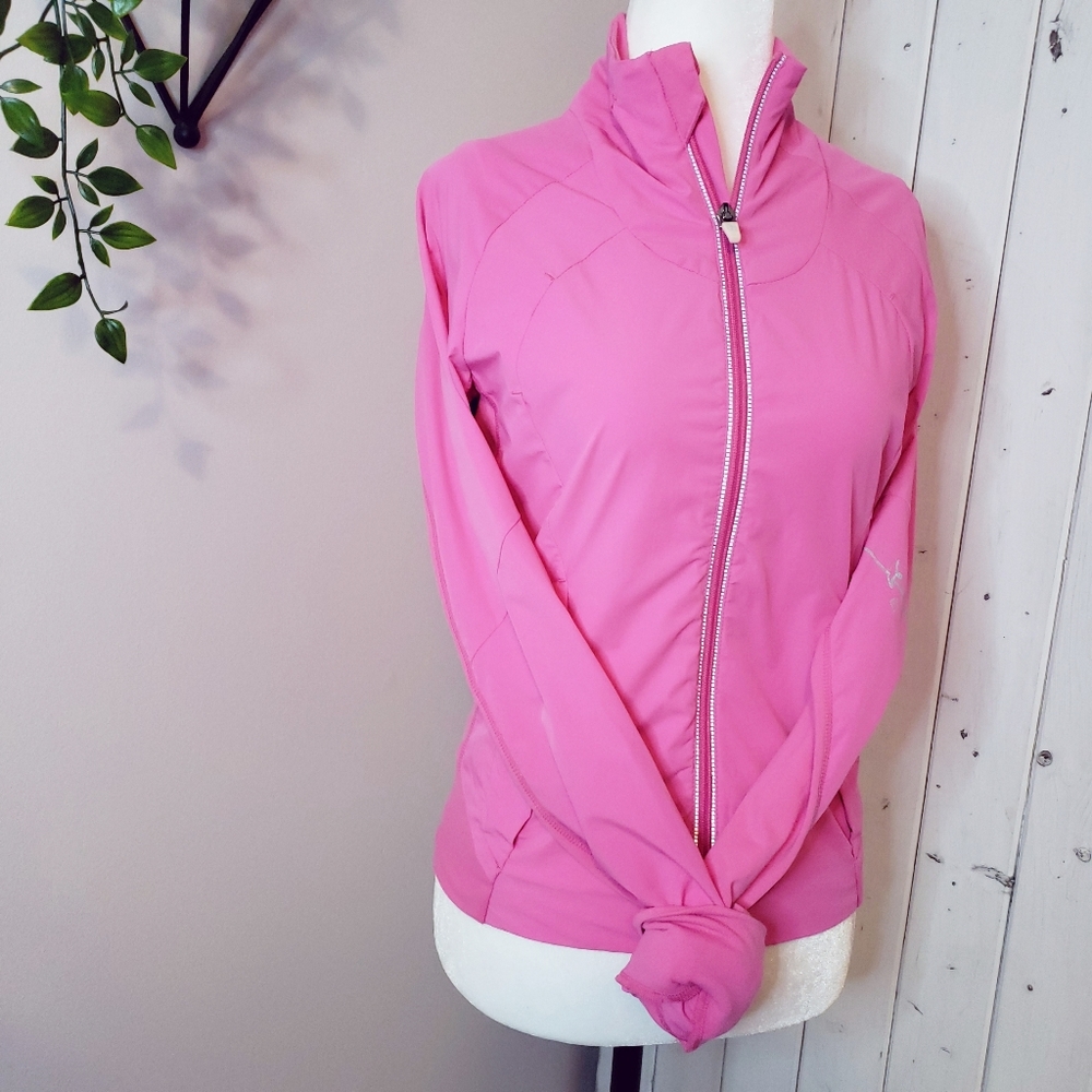 LULULEMON | HOT PINK WINDBREAKER JACKET